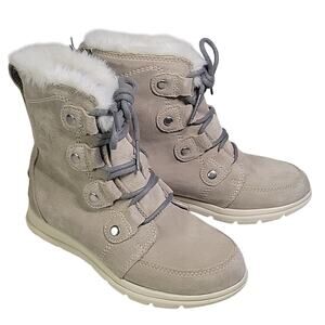 Sorel Explorer Joan Boot Ancient Fossil Winter Boots Womens Size 5.5 NEW